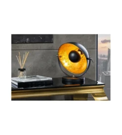 Lampa Studio 40cm Czarno Złota*Invicta Interior Online