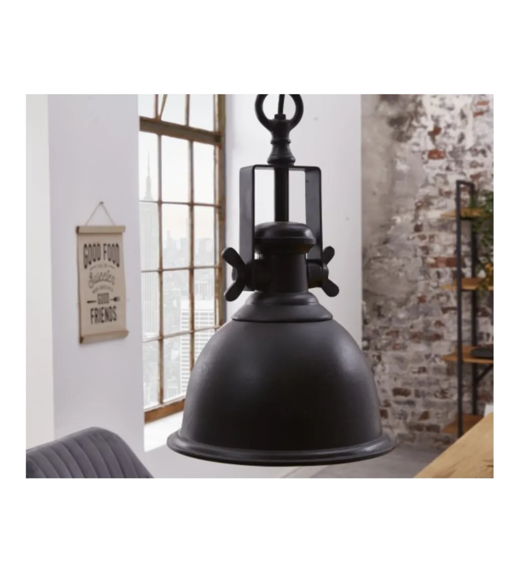 Lampa SVART 57 cm czarny*Invicta Interior New