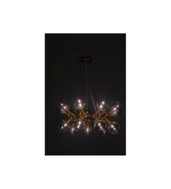 Lampa wisząca ATOMIC BALLS 74 cm złota*KDesign New