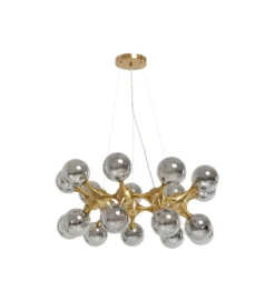 Lampa wisząca ATOMIC BALLS 74 cm złota*KDesign New