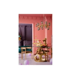 Lampa wisząca ATOMIC BALLS 74 cm złota*KDesign New