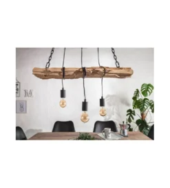 Lampa wisząca Barracuda 73 cm naturalna*Invicta Interior - przedsprzedaż Outlet