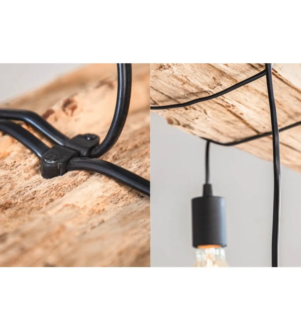 Lampa wisząca Barracuda 152 cm naturalna*Invicta Interior - przedsprzedaż
