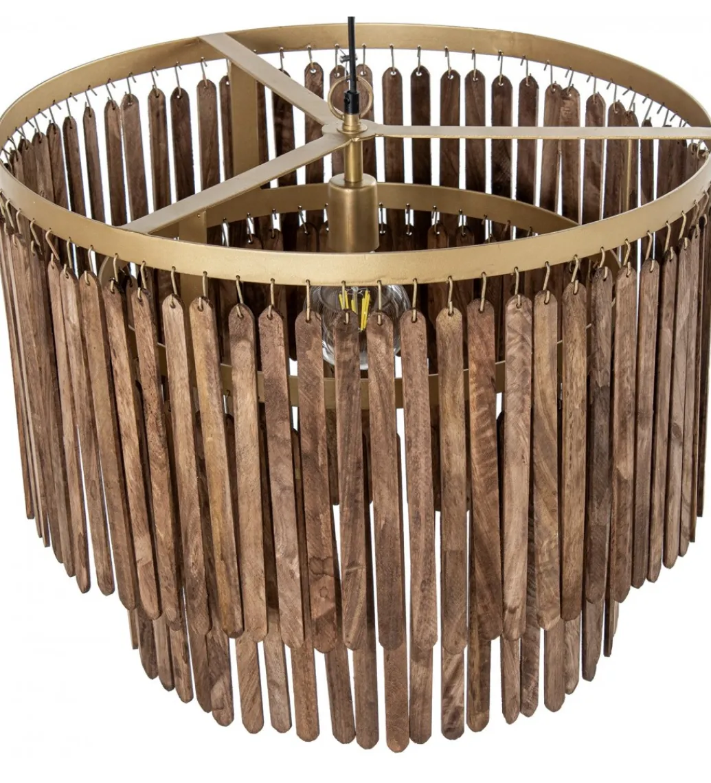 Lampa wisząca BATERA 60 cm naturalna*Exclusivas Best