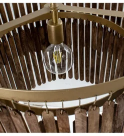 Lampa wisząca BATERA 60 cm naturalna*Exclusivas Best