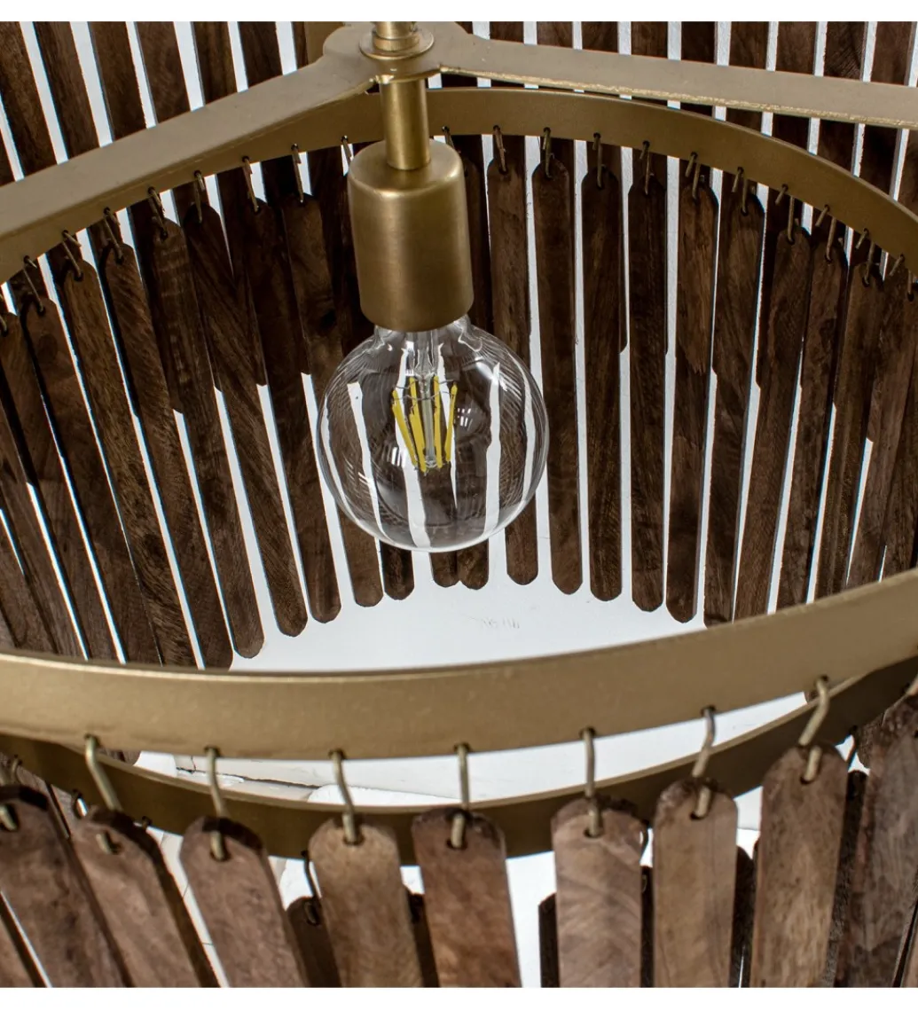 Lampa wisząca BATERA 60 cm naturalna*Exclusivas Best