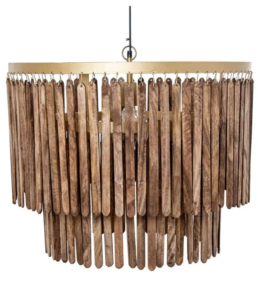 Lampa wisząca BATERA 60 cm naturalna*Exclusivas Best