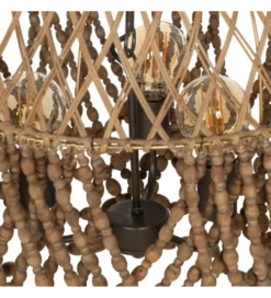 Lampa wisząca BEADINGO 62 cm naturalny*Zona-Design Best