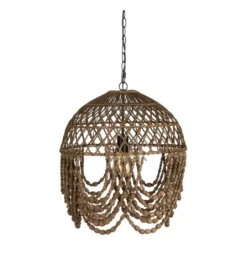 Lampa wisząca BEADINGO 52 cm naturalny*Zona-Design Outlet