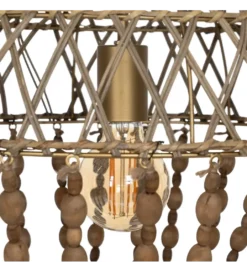 Lampa wisząca BEADINGO 76 cm naturalny*Zona-Design Online