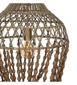 Lampa wisząca BEADINGO 76 cm naturalny*Zona-Design Online