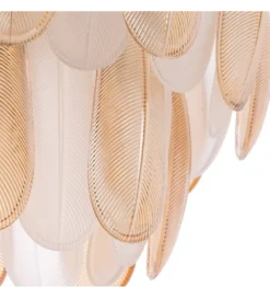 Lampa wisząca BEGAN 100 cm champagne*DENZO Sale