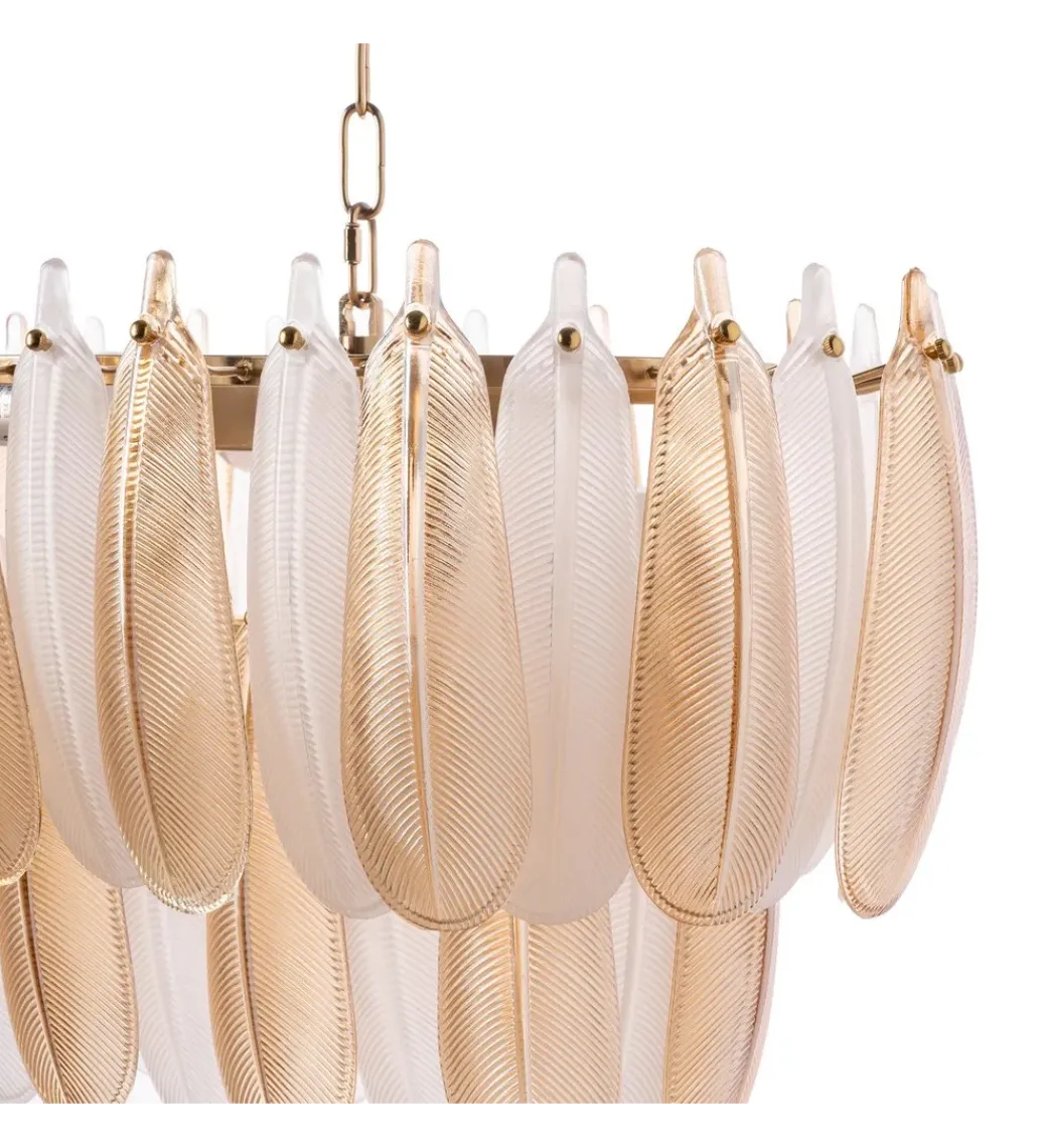Lampa wisząca BEGAN 100 cm champagne*DENZO Sale