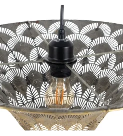 Lampa wisząca BOCELIN 47 cm złota srebrna*Zona-Design Online