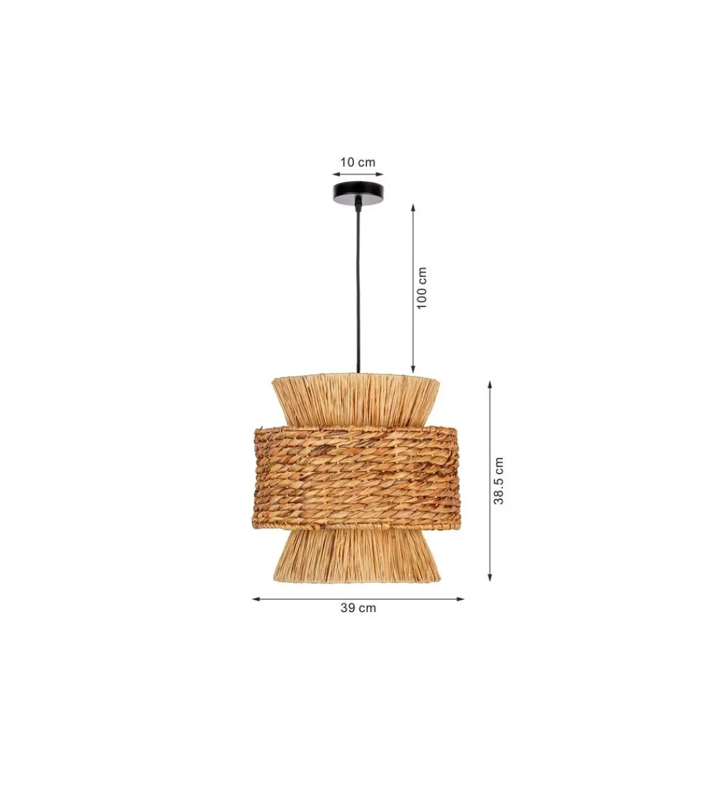 Lampa wisząca CAMPO 39 cm naturalna*KDesign Clearance