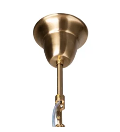Lampa wisząca CELINK 50 cm złoto szara*DENZO Online