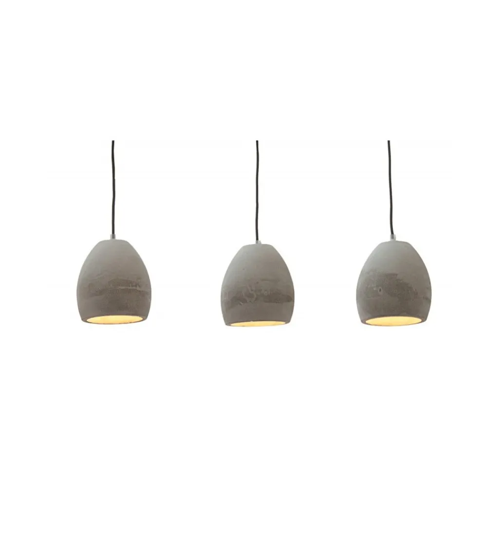Lampa wisząca Cement grau 3er Beton*Invicta Interior Best