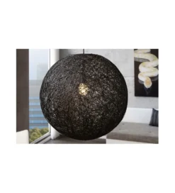 Lampa wisząca Cocoon 60 cm czarna*Invicta Interior Discount