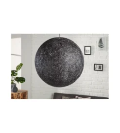 Lampa wisząca Cocoon 60 cm czarna*Invicta Interior Discount