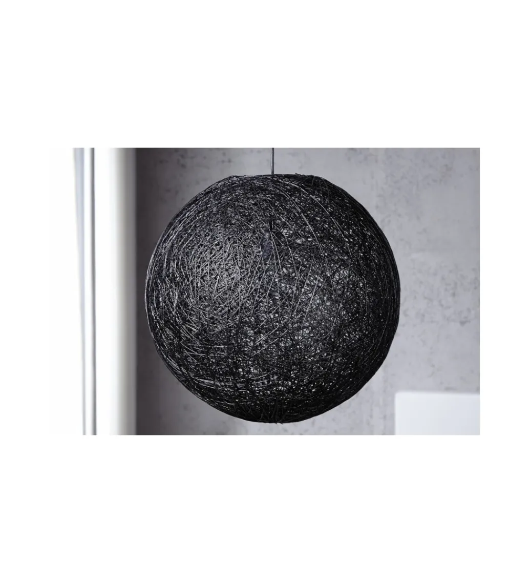 Lampa wisząca Cocoon 60 cm czarna*Invicta Interior Discount
