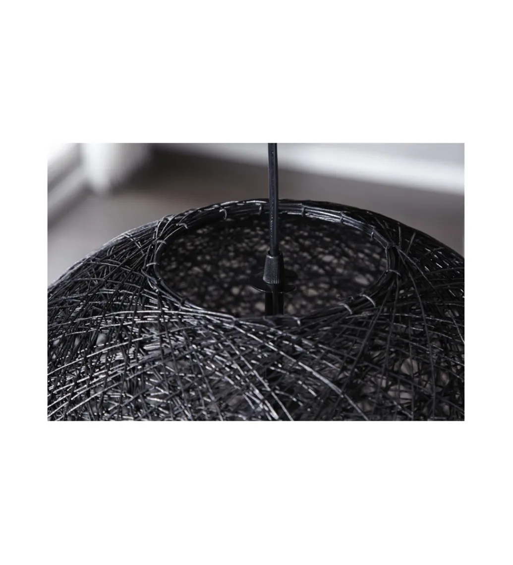 Lampa wisząca Cocoon 60 cm czarna*Invicta Interior Discount
