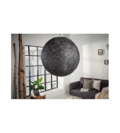 Lampa wisząca Cocoon 60 cm czarna*Invicta Interior Discount