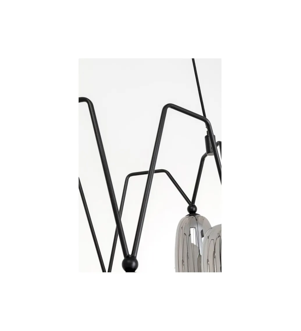 Lampa wisząca COLUMBO 58 cm czarna*KDesign Outlet