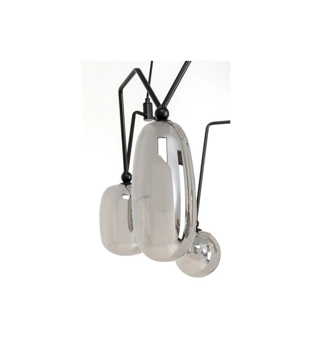 Lampa wisząca COLUMBO 58 cm czarna*KDesign Outlet
