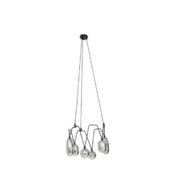 Lampa wisząca COLUMBO 58 cm czarna*KDesign Outlet