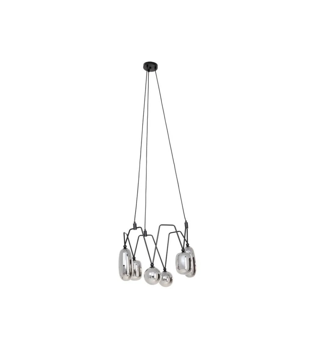 Lampa wisząca COLUMBO 58 cm czarna*KDesign Outlet