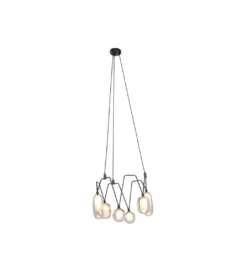 Lampa wisząca COLUMBO 58 cm czarna*KDesign Outlet