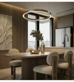 Lampa wisząca COSTA 60 cm złota*DOMENO Discount