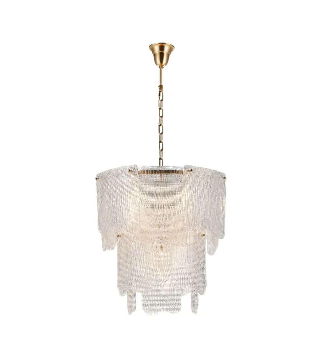 Lampa wisząca CRISTALEN 60 cm złota*Zona-Design Outlet