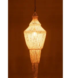 Lampa wisząca Daisy shell 51 cm naturalna*J-Line Sale