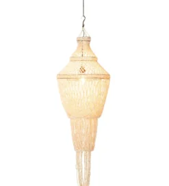 Lampa wisząca Daisy shell 51 cm naturalna*J-Line Sale