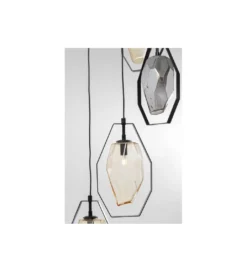Lampa wisząca Diamond Fever Spiral 42 cm czarna*KDesign Online