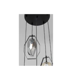 Lampa wisząca Diamond Fever Spiral 42 cm czarna*KDesign Online