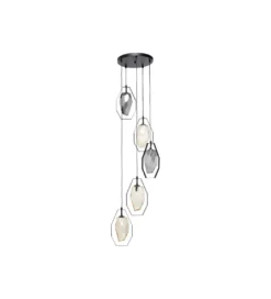 Lampa wisząca Diamond Fever Spiral 42 cm czarna*KDesign Online