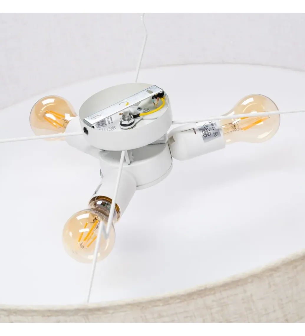 Lampa wisząca DWEMNAO 70 cm biała*Zona-Design Online