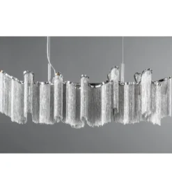 Lampa wisząca Elegance 118 cm srebrna*Invicta Interior Outlet