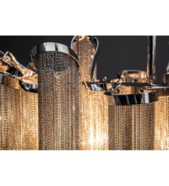 Lampa wisząca Elegance 118 cm srebrna*Invicta Interior Outlet