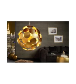 Lampa wisząca Evron Infinity 63 cm złota*Invicta Interior Hot