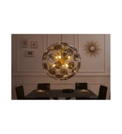 Lampa wisząca Evron Infinity 65 cm złota*Invicta Interior Hot