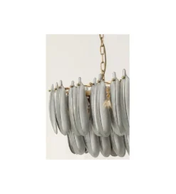 Lampa wisząca FEATHER 95 cm szara*KDesign Outlet