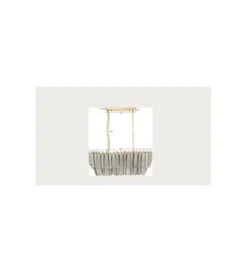 Lampa wisząca FEATHER 95 cm szara*KDesign Outlet