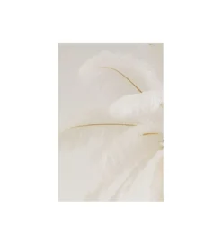 Lampa wisząca FEATHER PALM 87 cm biała*KDesign Best