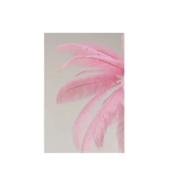 Lampa wisząca Feather Palm 87 cm różowa*KDesign New