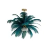 Lampa wisząca FEATHER PALM 87 cm zielona*KDesign