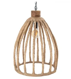 Lampa wisząca FEGAT 49 cm papier maché*Exclusivas Online