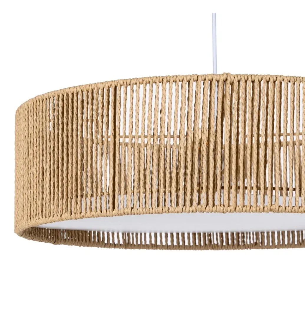 Lampa wisząca GERMNA 52 cm naturalna*Zona-Design Best